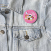Sweet Treins Ronde Button 5,7 Cm (In situ)
