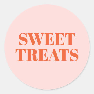 Sweet Treins Ronde Sticker