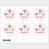 Sweet Treins Ronde Sticker (Vel)