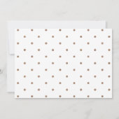 Sweet Treins | Rustisch | Sip & Zie Baby shower th Kaart (Achterkant)