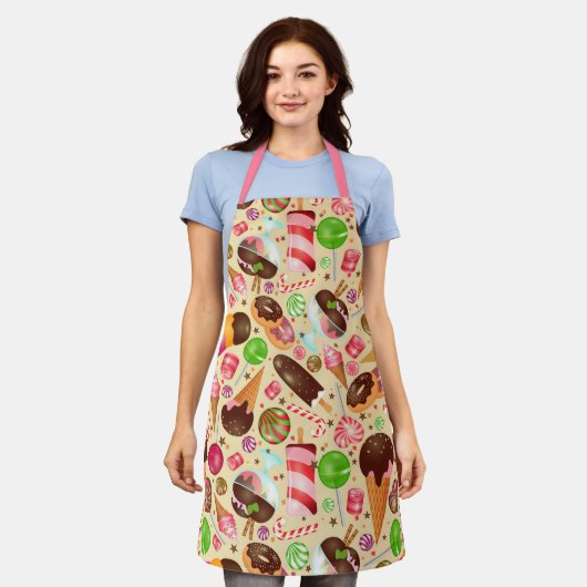 Sweet Treins Schort (Gedragen)