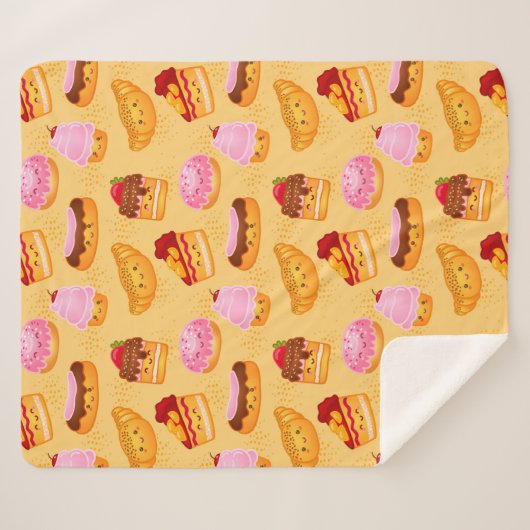 Sweet Treins Sherpa Deken (Voorkant (horizontaal))