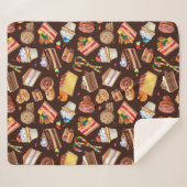 Sweet Treins Sherpa Deken (Voorkant (horizontaal))