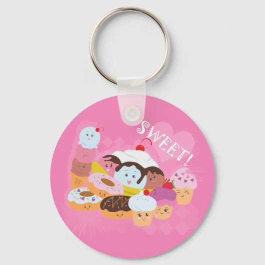 Sweet Treins Sleutelhanger (Voorkant)