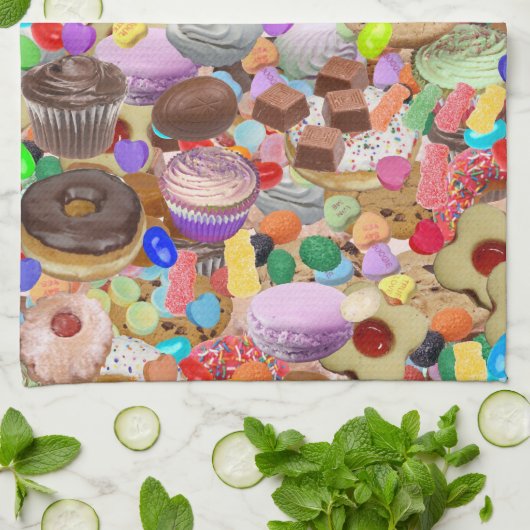 Sweet Treins Theedoek (Gevouwen)