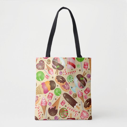 Sweet Treins Tote Bag (Voorkant)