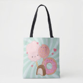 Sweet Treins Tote Bag (Voorkant)