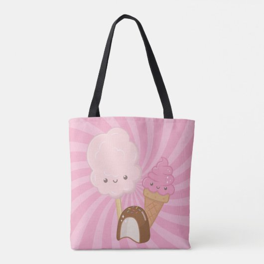 Sweet Treins Tote Bag (Achterkant)