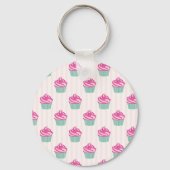 Sweet Trendy Cup Cakes Sleutelhanger (Voorkant)