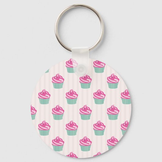 Sweet Trendy Cup Cakes Sleutelhanger (Voorkant)