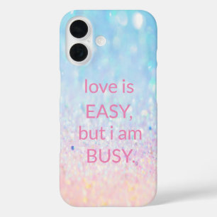 Sweet Trendy glitter iPhone 16 Hoesje