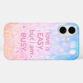 Sweet Trendy glitter Hoesje-Mate iPhone Case (Achterkant (horizontaal))