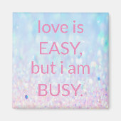 Sweet Trendy glitter Magneet (Voorkant)