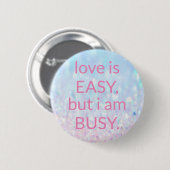 Sweet Trendy glitter Ronde Button 5,7 Cm (Voorkant /achterkant)