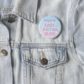 Sweet Trendy glitter Ronde Button 5,7 Cm (In situ)