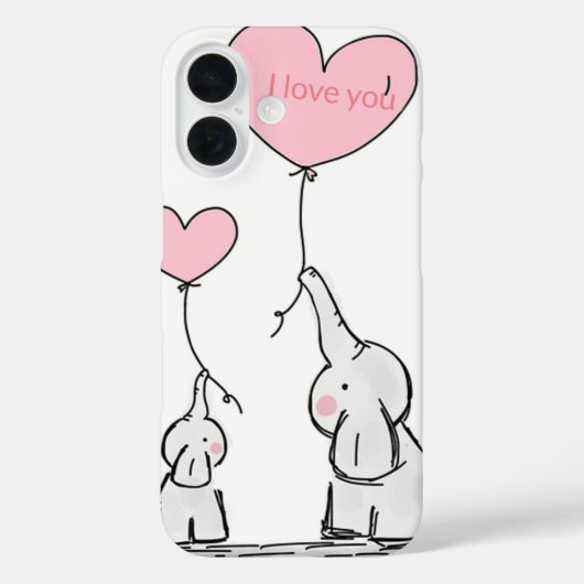 Sweet Trendy-olifant Case-Mate iPhone Case (Achterkant)