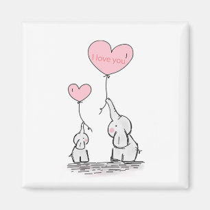 Sweet Trendy-olifant Magneet