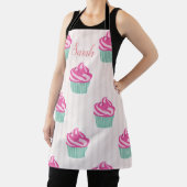 Sweet Trendy Pink Cup-Cakes Schort (Insitu)