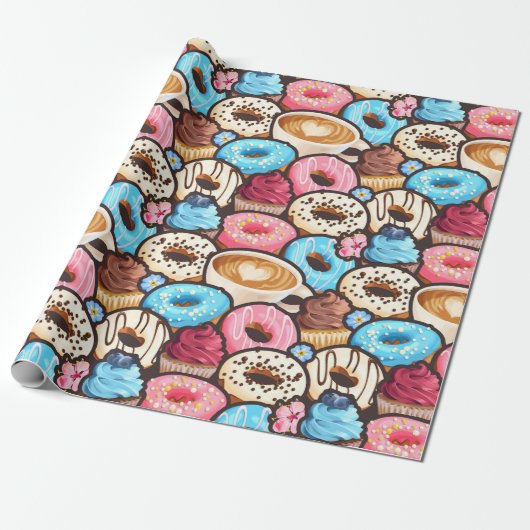 Sweet Trepingpapier Cadeaupapier (Uitgerold)