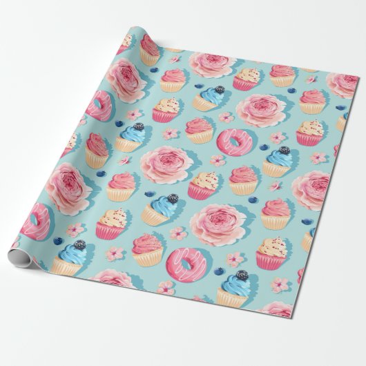 Sweet Trepingpapier Cadeaupapier (Uitgerold)
