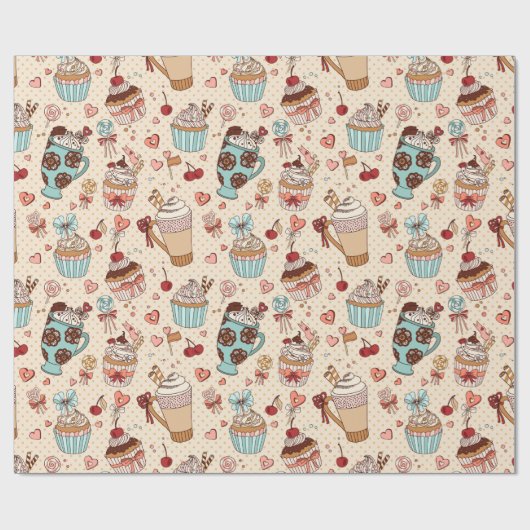 Sweet Trepingpapier Cadeaupapier (Vlak)