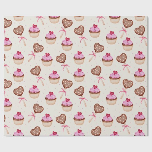 Sweet Trepingpapier Cadeaupapier (Vlak)