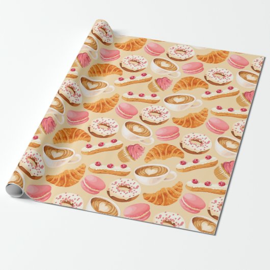 Sweet Trepingpapier Cadeaupapier (Uitgerold)