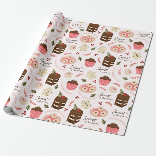 Sweet Trepingpapier Cadeaupapier (Uitgerold)