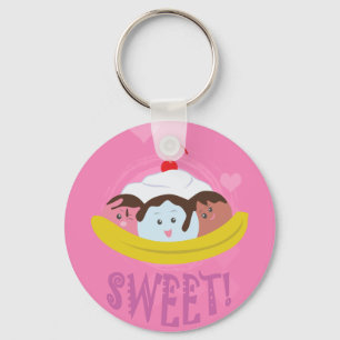 Sweet Tres - Banana Split! Sleutelhanger