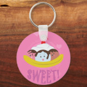 Sweet Tres - Banana Split! Sleutelhanger (Voorkant)
