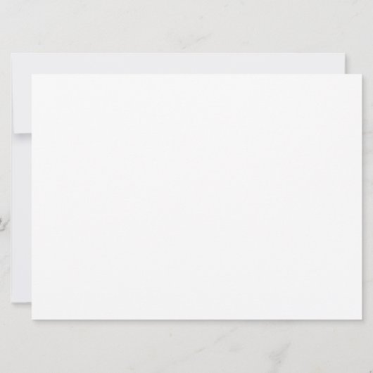 "Sweet Tres" bruiloft | Stijlvol papier Kaart (Achterkant)