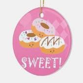 Sweet Tres - Donuts! Keramisch Ornament (Links)