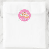 Sweet Tres - Donuts! Ronde Sticker (Tas)