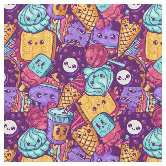 Sweet Tres Fabric Stof (Close Up)