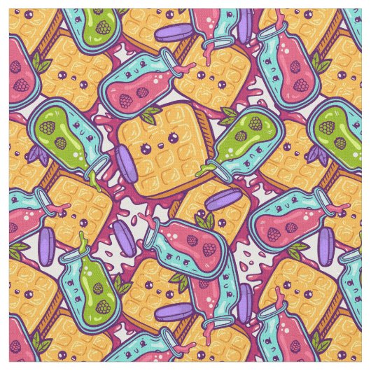 Sweet Tres Fabric Stof (Close Up)