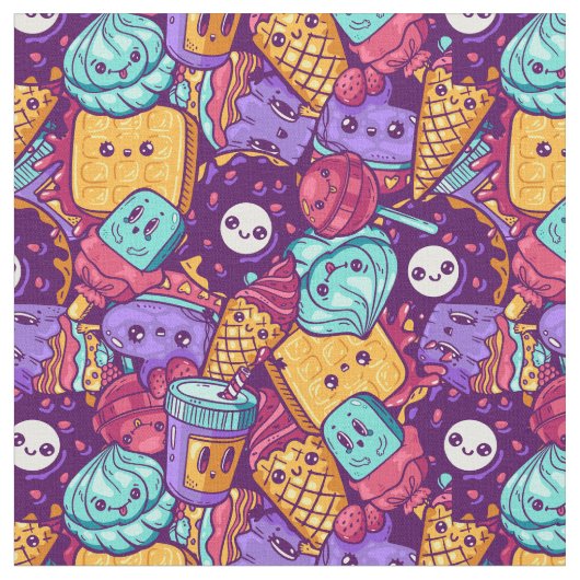 Sweet Tres Fabric Stof (Close Up)