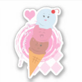 Sweet Tres - Ice Cream! Sticker (Voorkant)