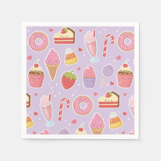 Sweet Tres Napkins Servet (Voorkant)