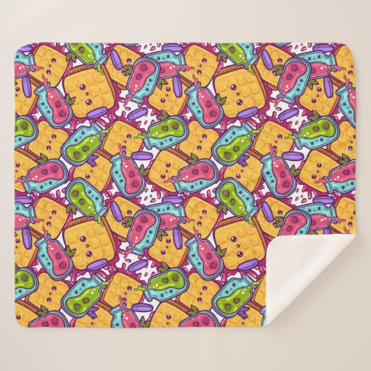 Sweet Tres Sherpa Blanket Sherpa Deken (Voorkant (horizontaal))