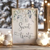 Sweet Tres-teken. Winter Chritmas zoete lekkernije Poster