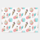 Sweet Trets & Cookies Gift Wrap Inpakpapier Vel (Voorkant)