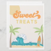 Sweet Trets Surf Party Sign | SURVEN (Voorkant / Achterkant)