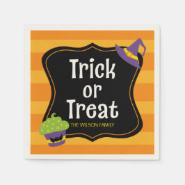 Sweet Trick or treat Halloween Party Servetten