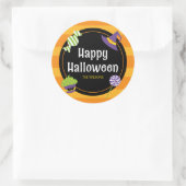 Sweet Trick or treat Happy Halloween Party Ronde Sticker (Tas)