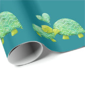 Sweet Turtle Hugs Mam en Baby Cadeaupapier (Rol Hoek)