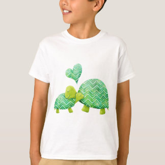 Sweet Turtle Hugs Mam en Baby T-shirt