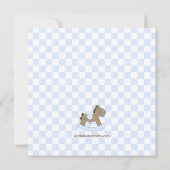 Sweet Twin Boys Twins Baby shower Invitation Kaart (Achterkant)