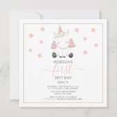 Sweet Unicorn en Sars Birthday Kaart (Voorkant)