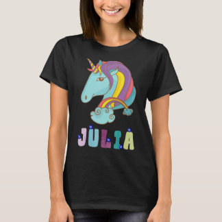 Sweet Unicorn Pastel Julia Nazar Eye Shape T-shirt