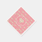 Sweet Valentijn Argyle Hearts met Insignia Servet (Hoek)